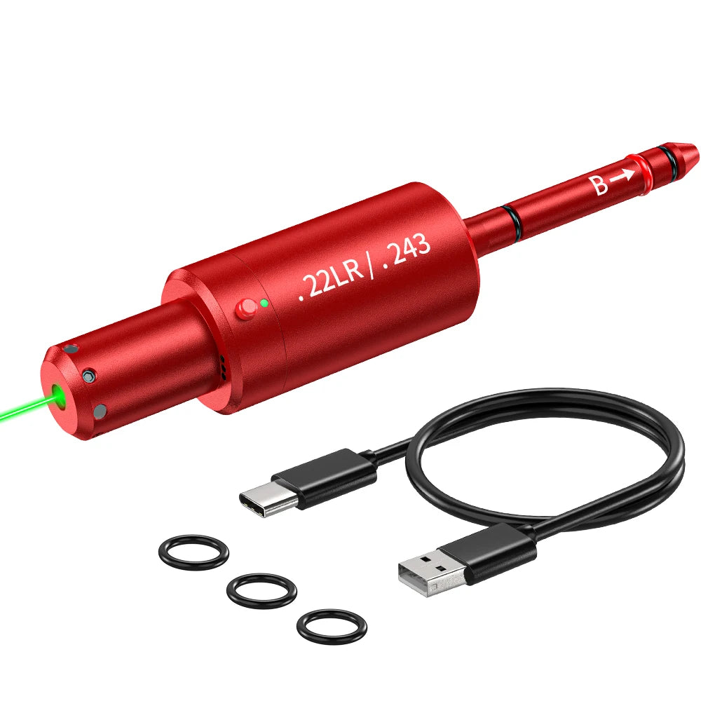 22LR dual-purpose magnetic suction laser training bullet, red dot laser training bullet, dry powder laser training bullet