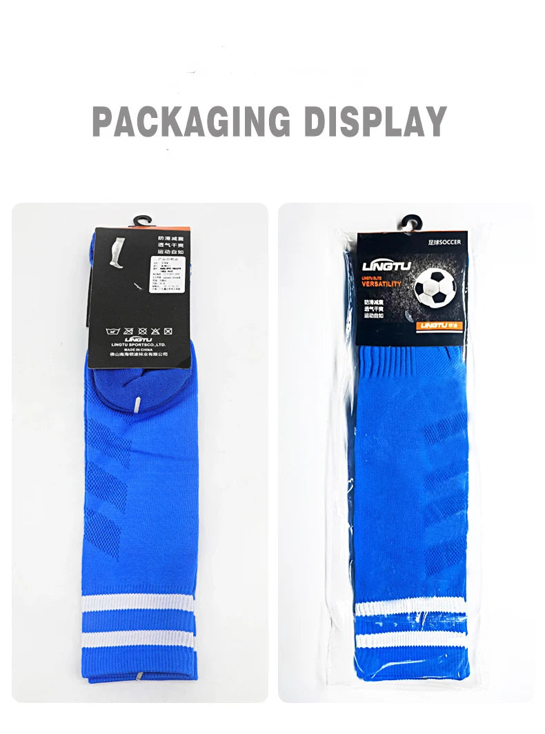 · Free returns within 90 days, no questions asked Adult Youth KidsTowel Bottom Nylon Soccer Socks Breathable Knee High Training
