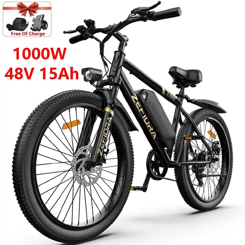 1000w 2000w Ebike,48v Aluminum Alloy 26 Inch Electric Bicycle,for Both Men Women In Mountainous Areas Cycling Electric Bike