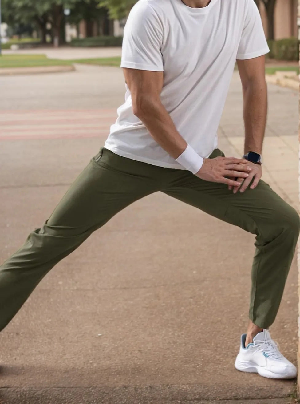 Men's Outdoor Hiking Athletic Pants, Fashionable and Casual, Quick-Dry and Breathable with Stretch, Perfect for Various Sports A