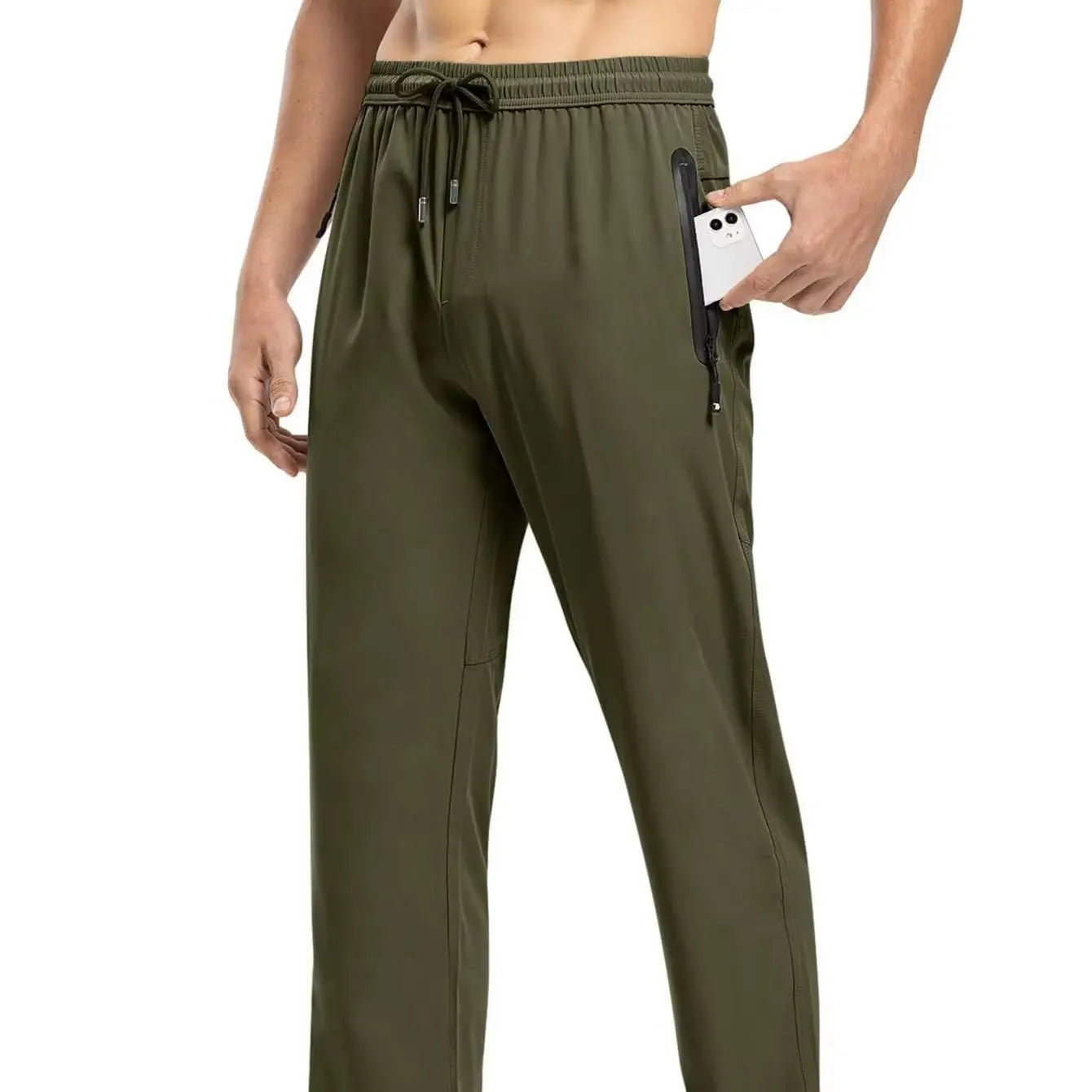 Men's Outdoor Hiking Athletic Pants, Fashionable and Casual, Quick-Dry and Breathable with Stretch, Perfect for Various Sports A