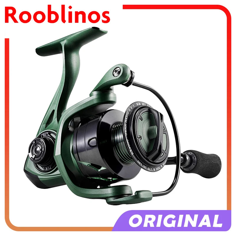 CR Sea Fishing Wheel Fishing Reel Spinning Reel 5.2:1 Black Red 10kg