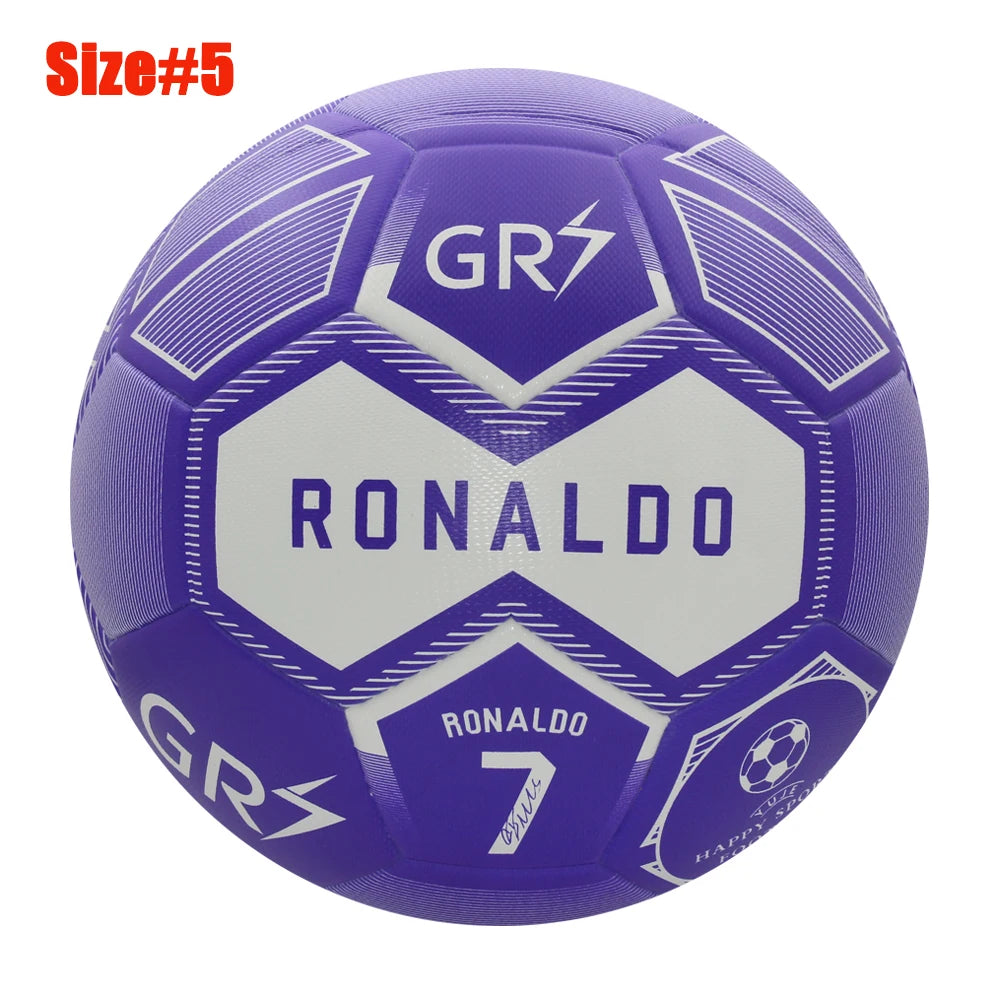 High Quality Soccer Balls Standard Size 5 PU Material Seamless Goal Team Outdoor Match Game Football Training Ballon De Foot