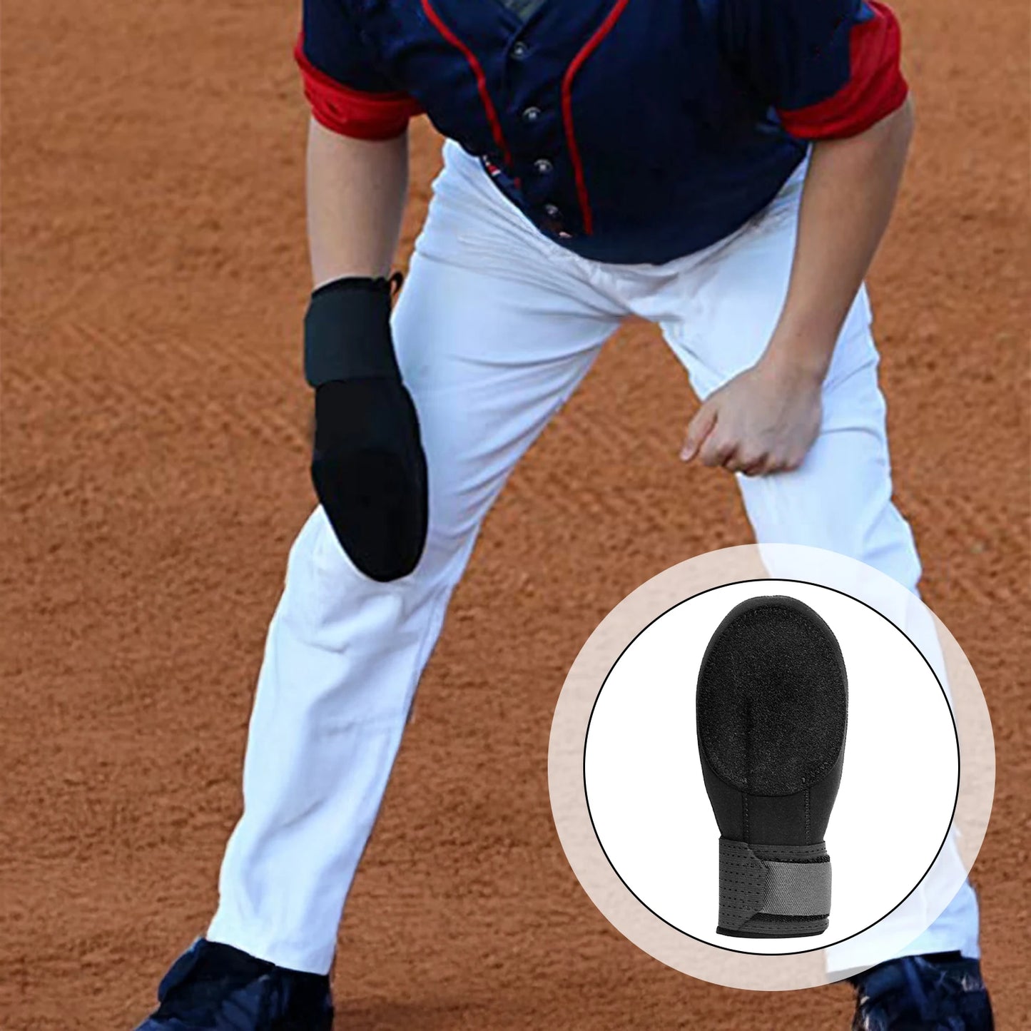 Unisex Sliding Gloves Adult Teen Baseball Softball Mitt L R Hand Breathable Scuba Fabric For Base Running And Training