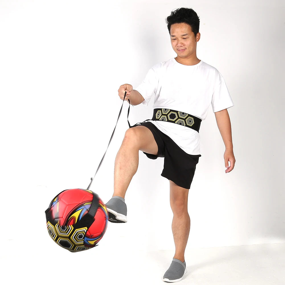Football Training Equipment Football Training Belt Adjustable Waist Belt Soccer Ball Control Training Elastic Belt Supplies