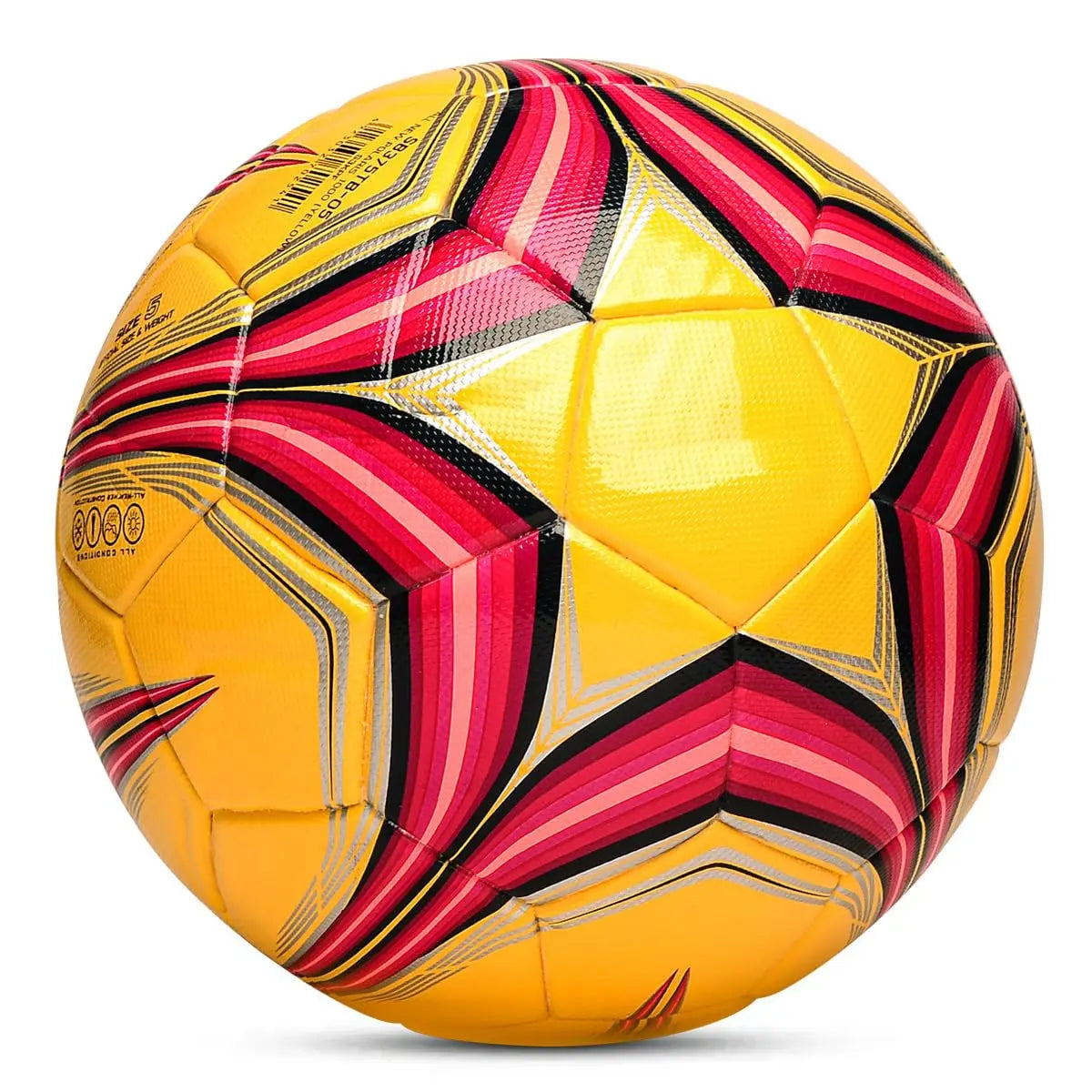 Soft PU Leather Soccer Ball Size 5 Indoor Outdoor Team Sports Training Practicing Game Match Soccer Ball Gift for Adult Youth