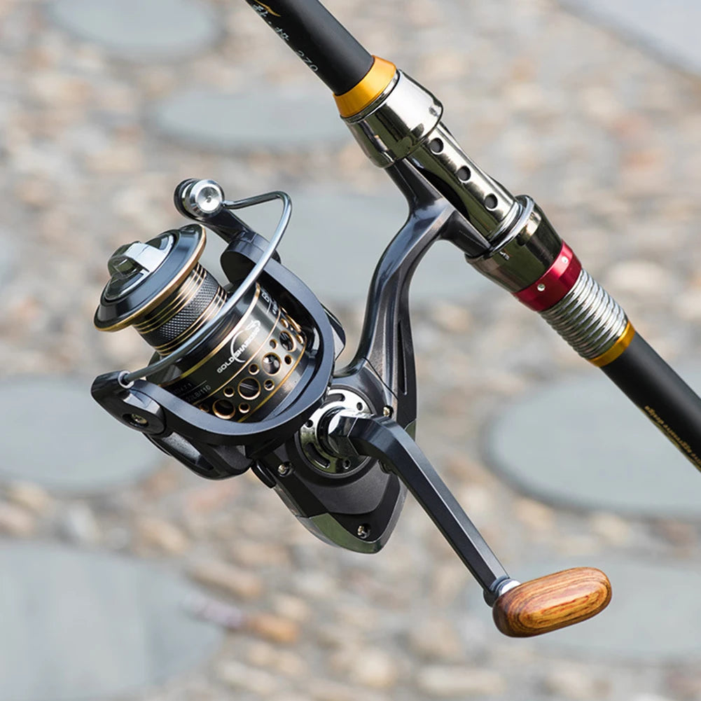 Spinning Reel Ultra Smooth Powerful Freshwater Fishing Reels 13 Bearings Long Cast Offshore Trolling Reel for Bass Pike Fishing