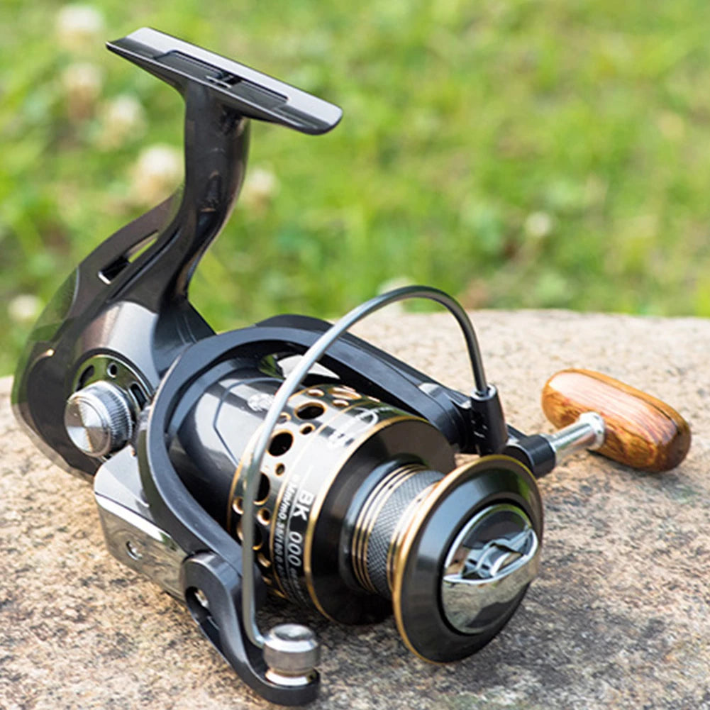 Spinning Reel Ultra Smooth Powerful Freshwater Fishing Reels 13 Bearings Long Cast Offshore Trolling Reel for Bass Pike Fishing