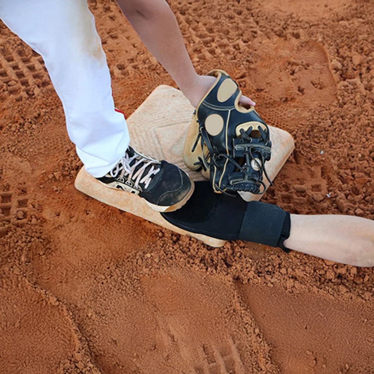 Unisex Sliding Gloves Adult Teen Baseball Softball Mitt L R Hand Breathable Scuba Fabric For Base Running And Training