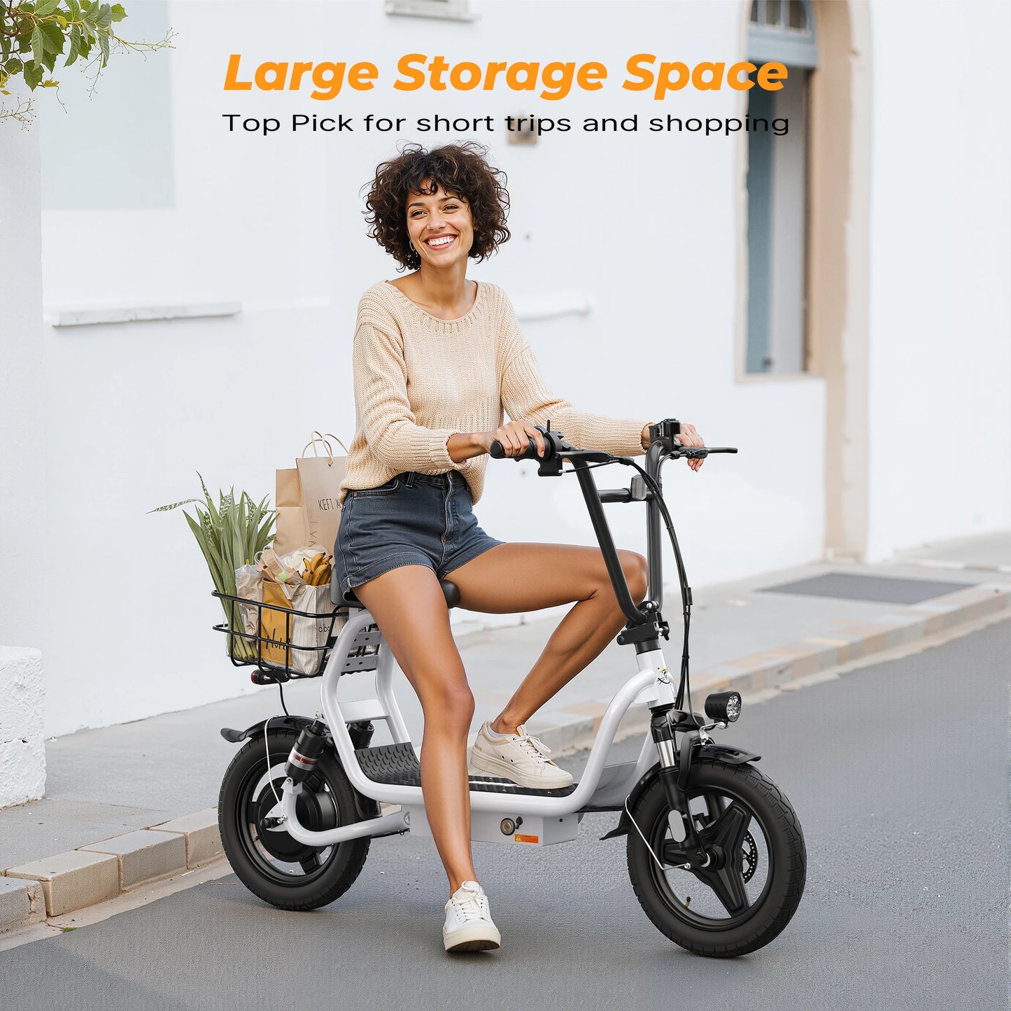 VARUN P1 Adult  Electric Scooter 500W Motor 48V374.4WH Battery City Escooter 14 Inch  Tire Foldable E-Scooter