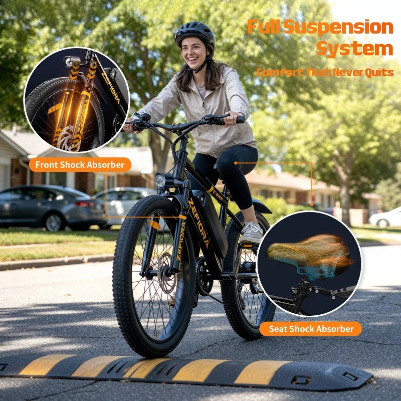 1000w 2000w Ebike,48v Aluminum Alloy 26 Inch Electric Bicycle,for Both Men Women In Mountainous Areas Cycling Electric Bike