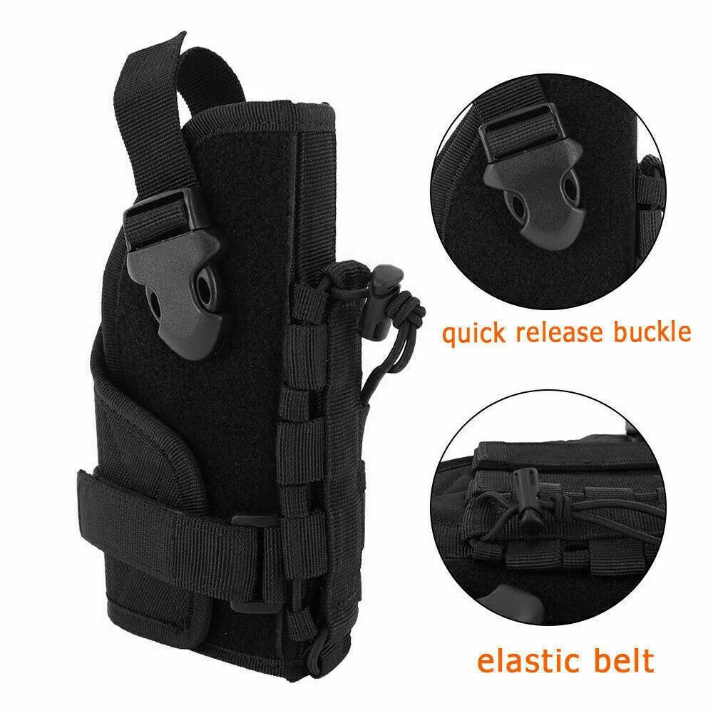 Universal Tactical Molle Pistol Holster Adjustable Handgun Molle Belt Holster Military Gun Holster Concealed Carry Pistol Pouch