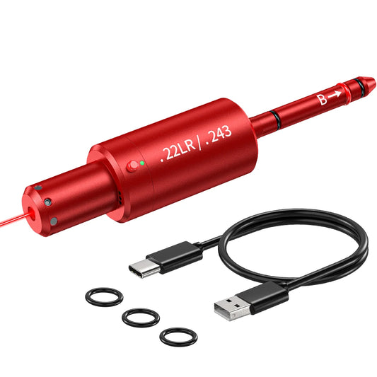 22LR dual-purpose magnetic suction laser training bullet, red dot laser training bullet, dry powder laser training bullet
