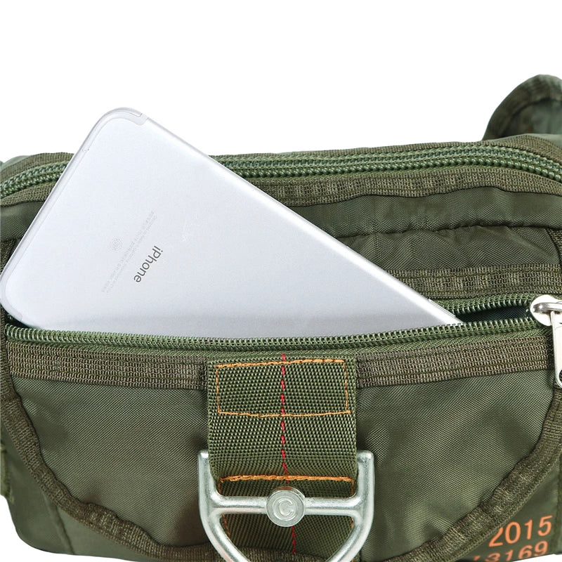 Men Waist Bag Tactical Military Fanny Pack Outdoor Belt Bag Motorcycle  Rider Camping Bags Hunting Hiking Climbing Crossbody Bag