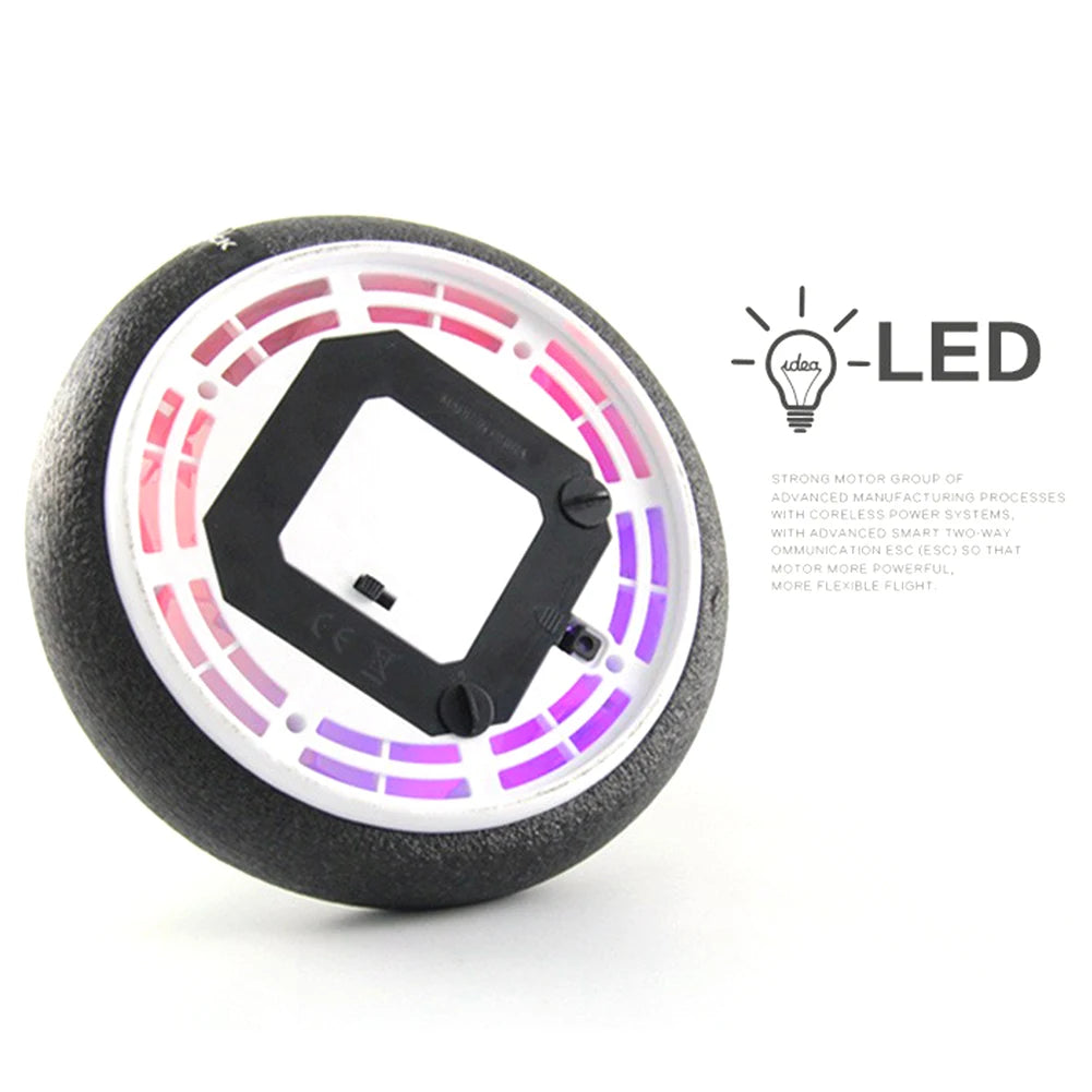Air Floating Soccer Ball with LED Light and Foam Bumper Indoor Outdoor  Soccer Ball  Floating Soccer Gifts for Kids