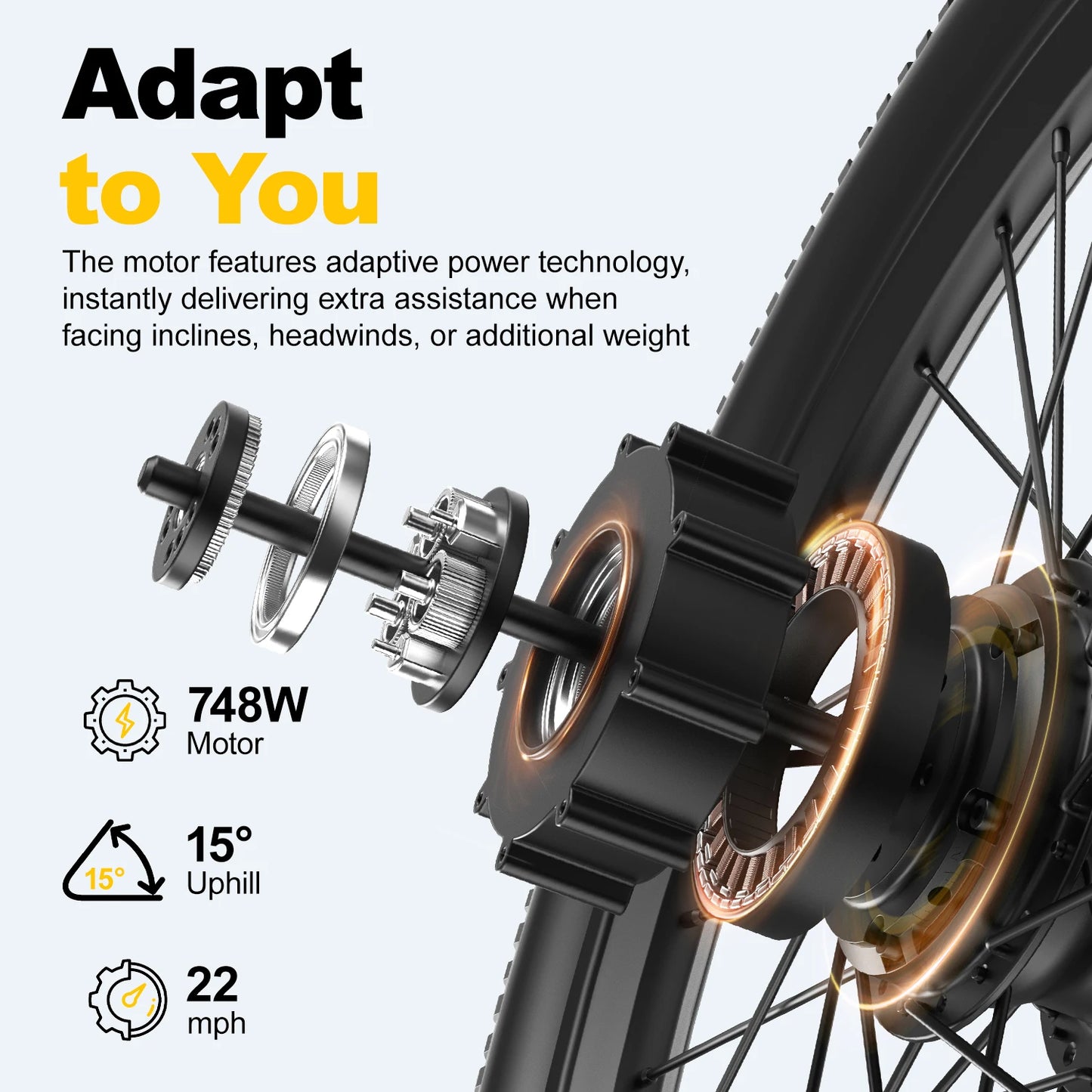 Aairsk F1 Adult Mountain Ebike 748W Motor 36V 13Ah Battery Urban Electric Bicycle 26*1.95" Tire Dual Suspension Electric Bike