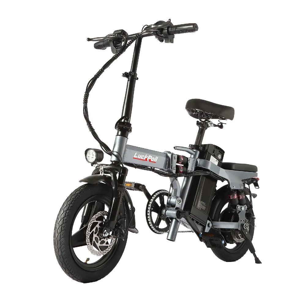 Classic Foldable Ebike 2000W/1000W, 40/28MPH, 52V 25Ah, 48V 15Ah, 60-80 Miles Range 14" Commuter Adult Electric Bicycle