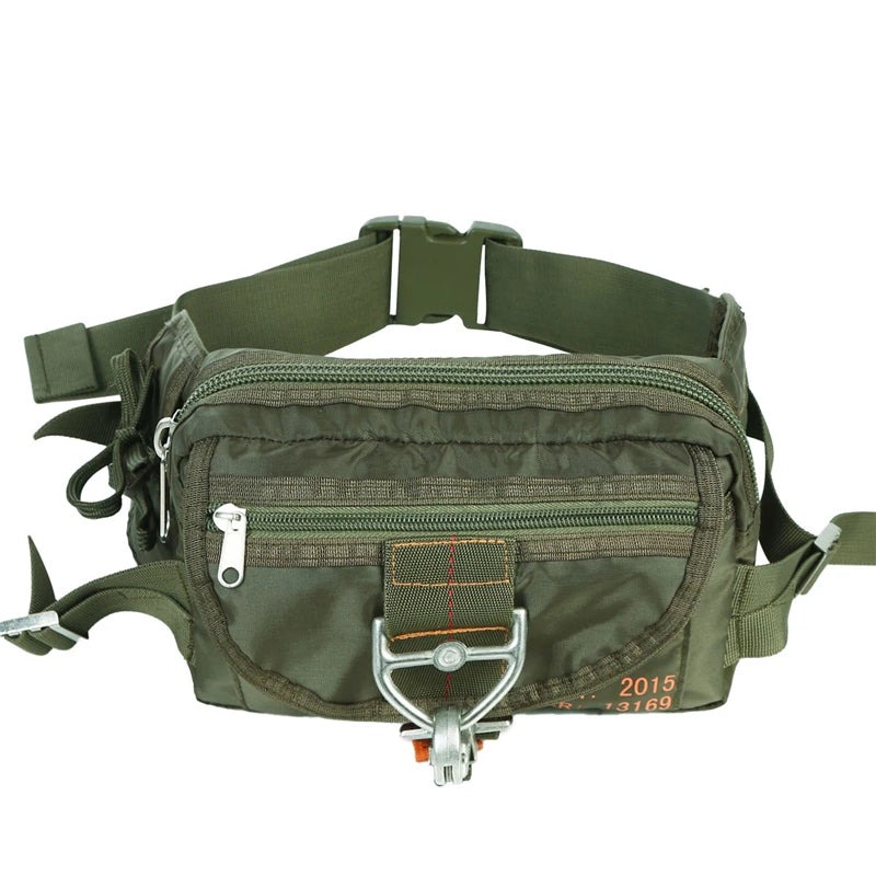 Men Waist Bag Tactical Military Fanny Pack Outdoor Belt Bag Motorcycle  Rider Camping Bags Hunting Hiking Climbing Crossbody Bag