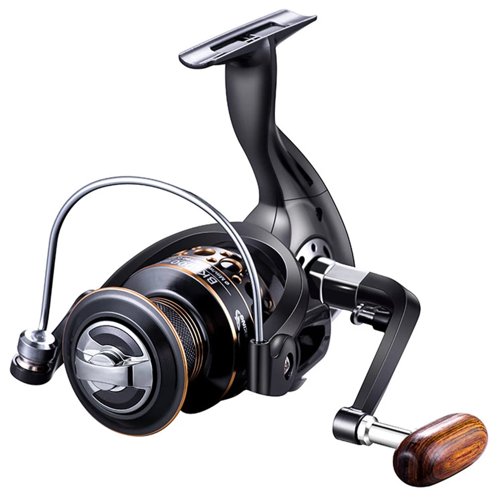 Spinning Reel Ultra Smooth Powerful Freshwater Fishing Reels 13 Bearings Long Cast Offshore Trolling Reel for Bass Pike Fishing