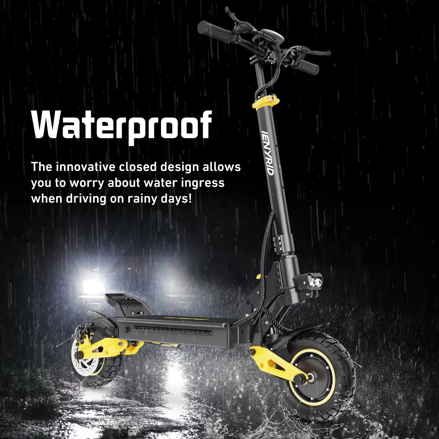 Electric Scooter Foldable 2400W Dual Motor 48V20.8Ah Lithium Battery E-Scooter Scooters 10-inch Tires Adult City E-Scooter