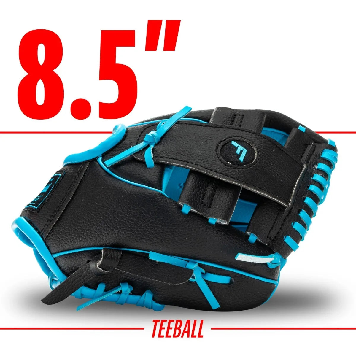 Franklin Sports Blue Inferno Tee Ball Set - Youth 25" Aluminum Bat Drop 10 - Ball - 9" PVC Glove