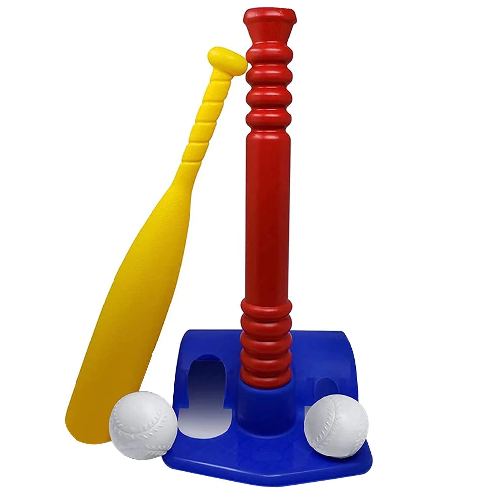 Funny Kids Baseball Bat Tee Ball  Includes 2 Balls Kids Baseball Sports  Set for Kids 3-5 for Toddlers Boys and Girls