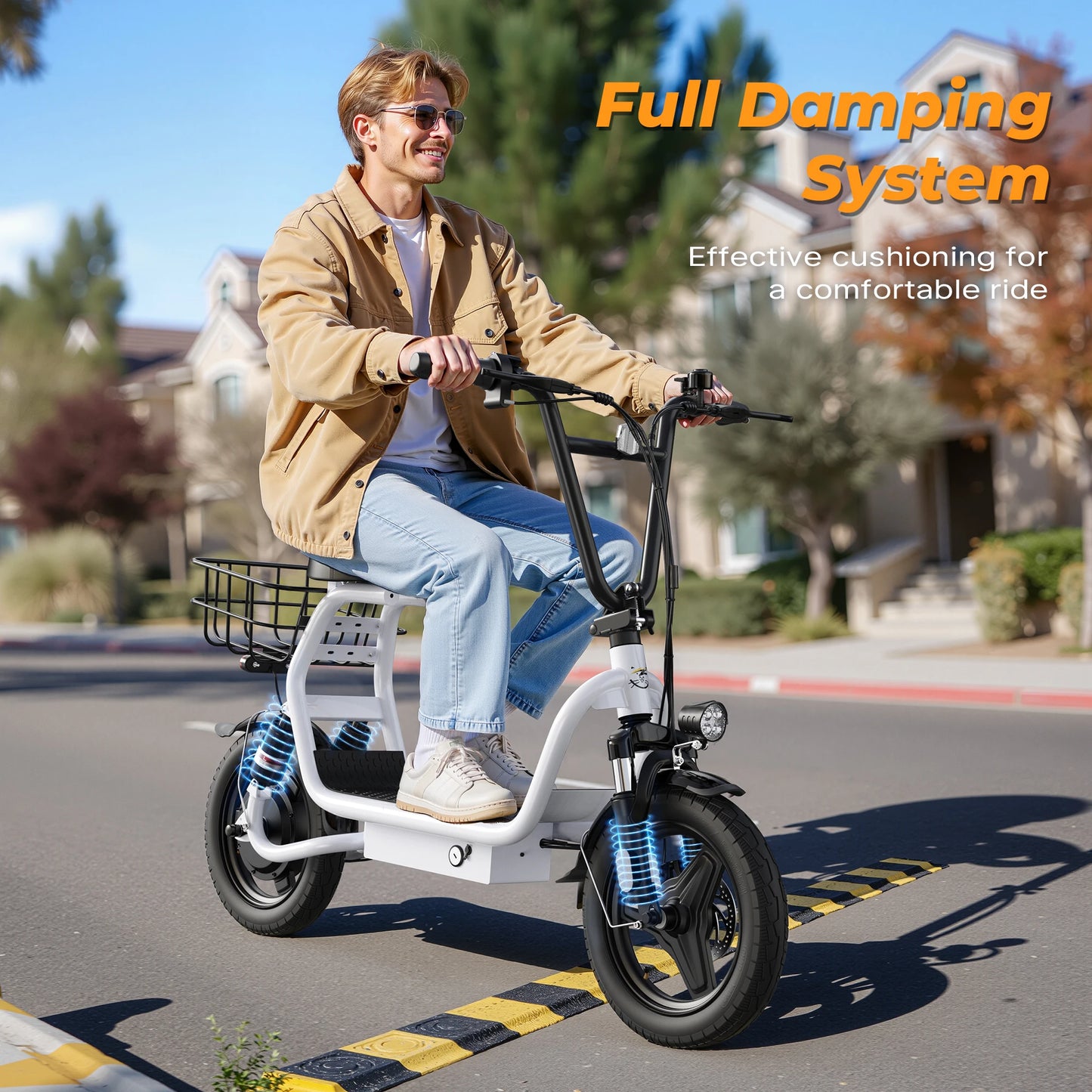 VARUN P1 Adult  Electric Scooter 500W Motor 48V374.4WH Battery City Escooter 14 Inch  Tire Foldable E-Scooter