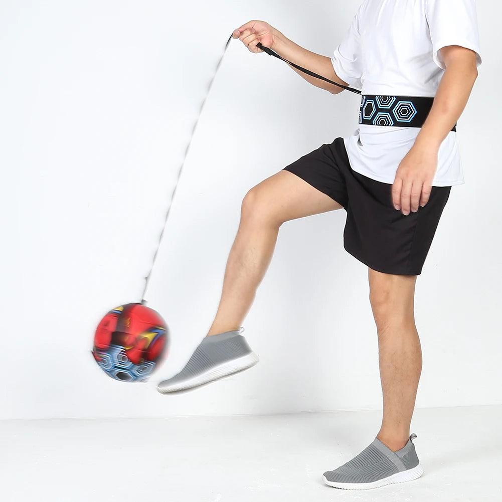 Football Training Equipment Football Training Belt Adjustable Waist Belt Soccer Ball Control Training Elastic Belt Supplies