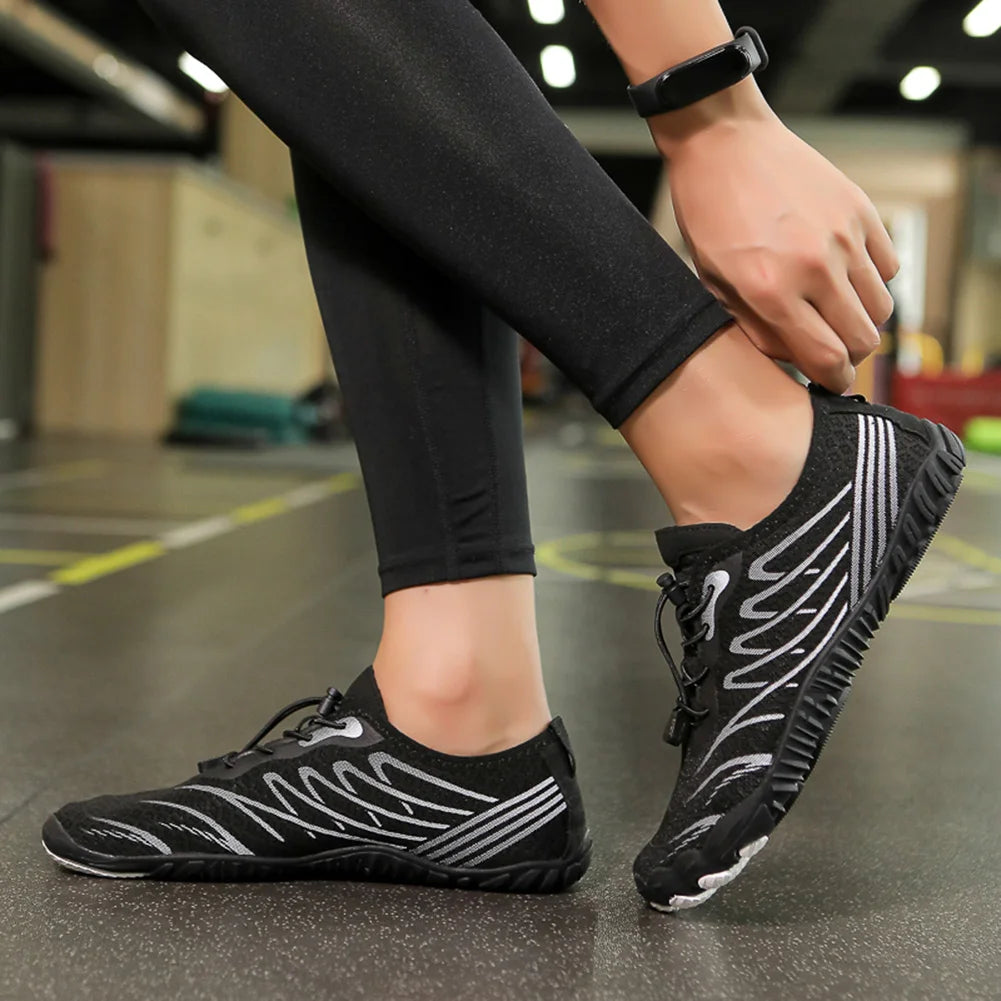 Grounding Shoes with Copper Grounded Footwear Non Slip Breathable Aqua Shoes Quick-Dry Lightweight Barefoot Shoes for Men Women