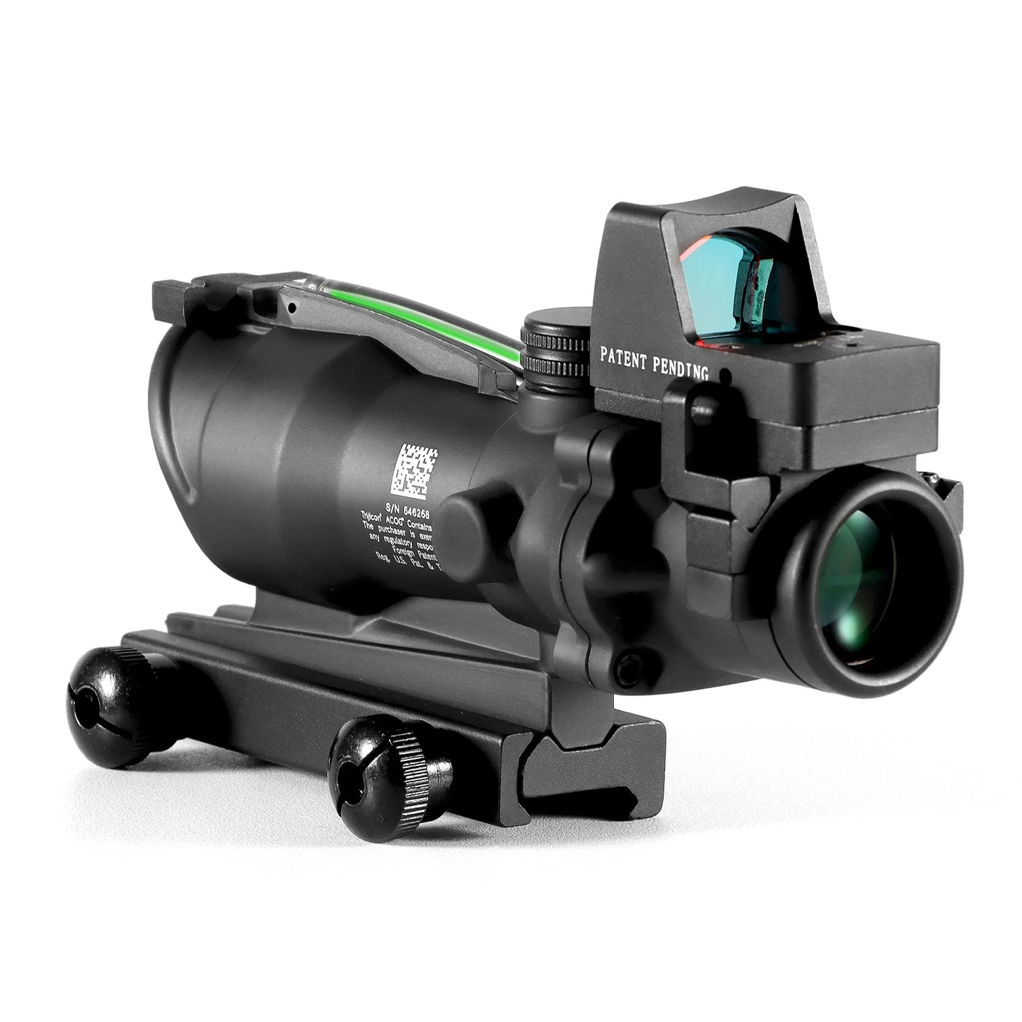 Adjustable 4x32 Red Dot 1x  4x Scope  Red Dot Tactical Scope 20mm Rail Scope for Hunting