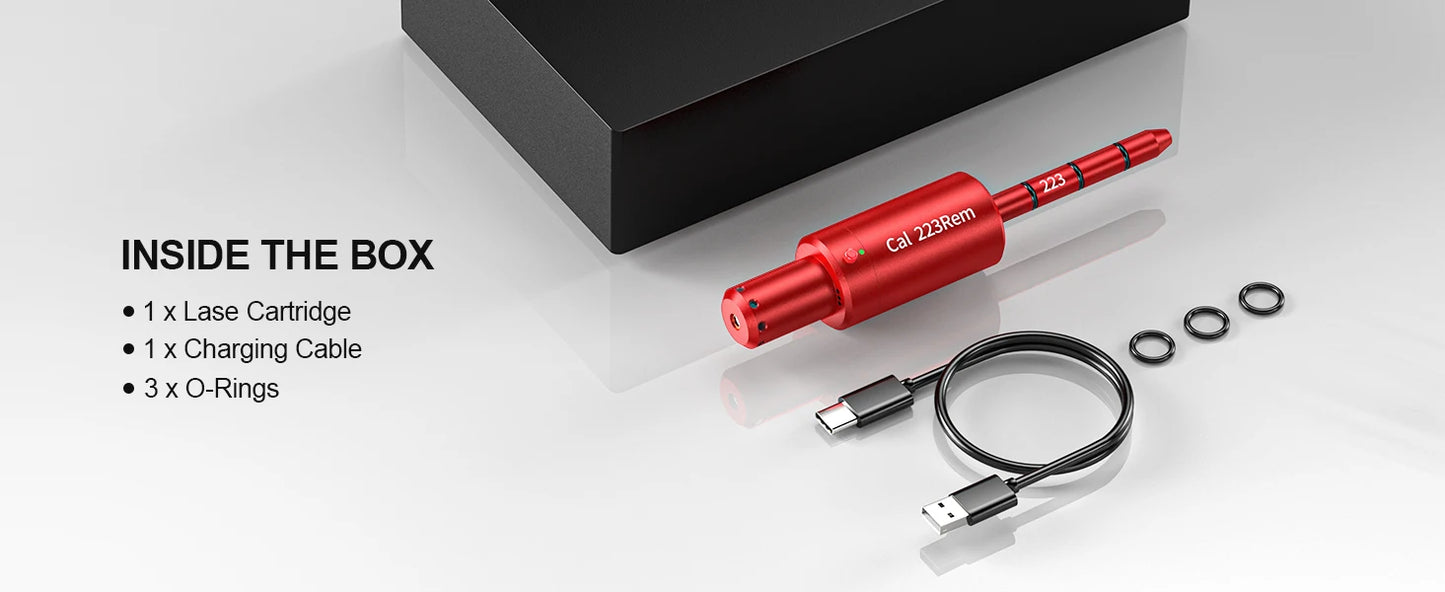 223REM multifunctional magnetic red green light trainer, dual-purpose for training and calibration