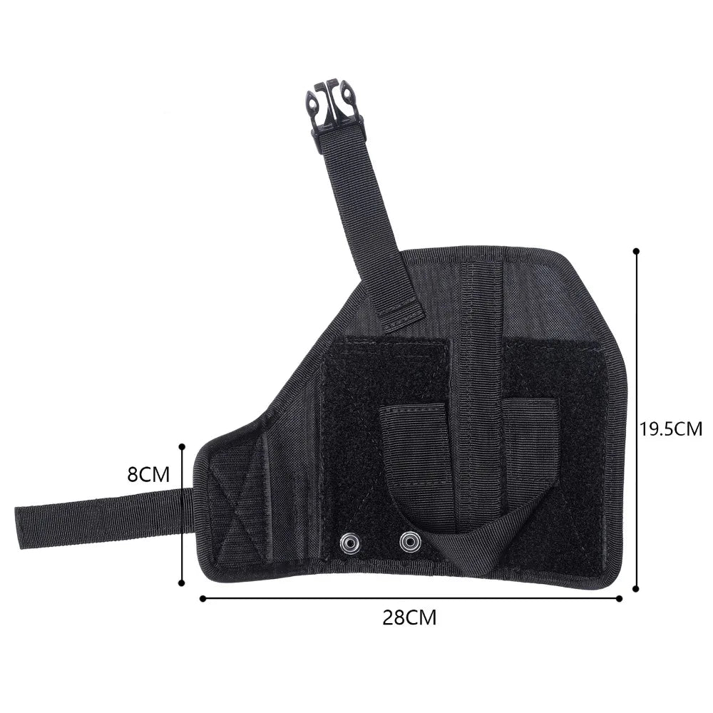 Universal Tactical Molle Pistol Holster Adjustable Handgun Molle Belt Holster Military Gun Holster Concealed Carry Pistol Pouch