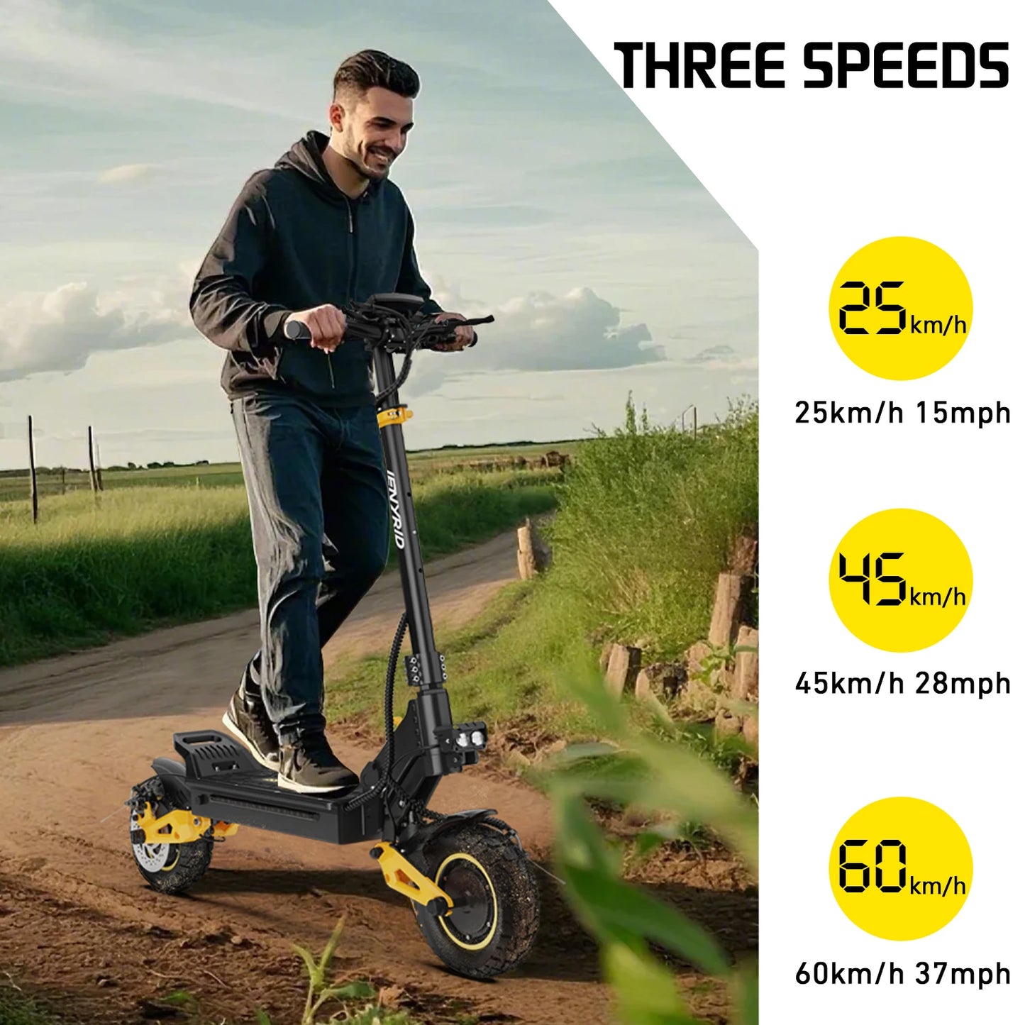 Electric Scooter Foldable 2400W Dual Motor 48V20.8Ah Lithium Battery E-Scooter Scooters 10-inch Tires Adult City E-Scooter