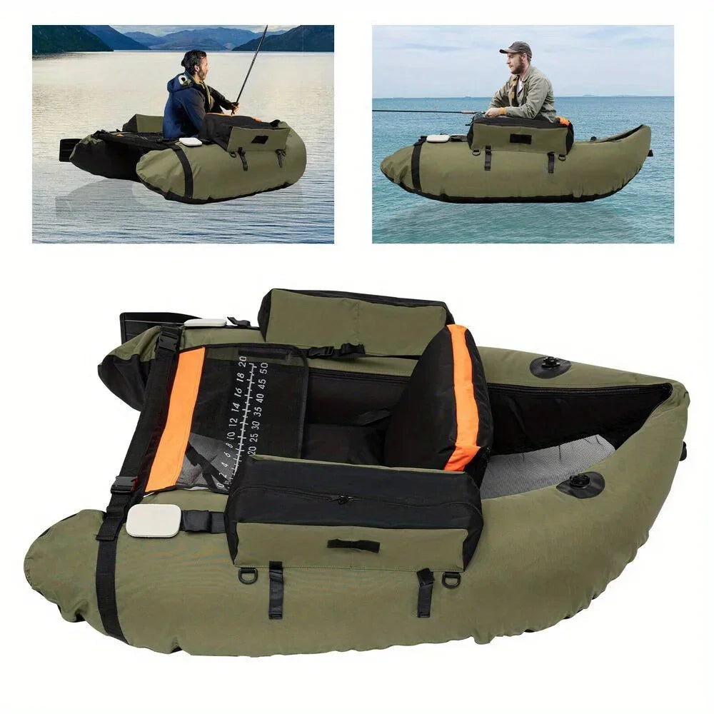 Adjustable Kayak Backrest (90°-180°) | 286 lb Capacity | Heavy-Duty for Kayak Fishing on Lakes & Rivers | Portable & Sturdy