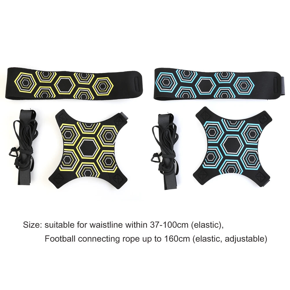 Football Training Equipment Football Training Belt Adjustable Waist Belt Soccer Ball Control Training Elastic Belt Supplies