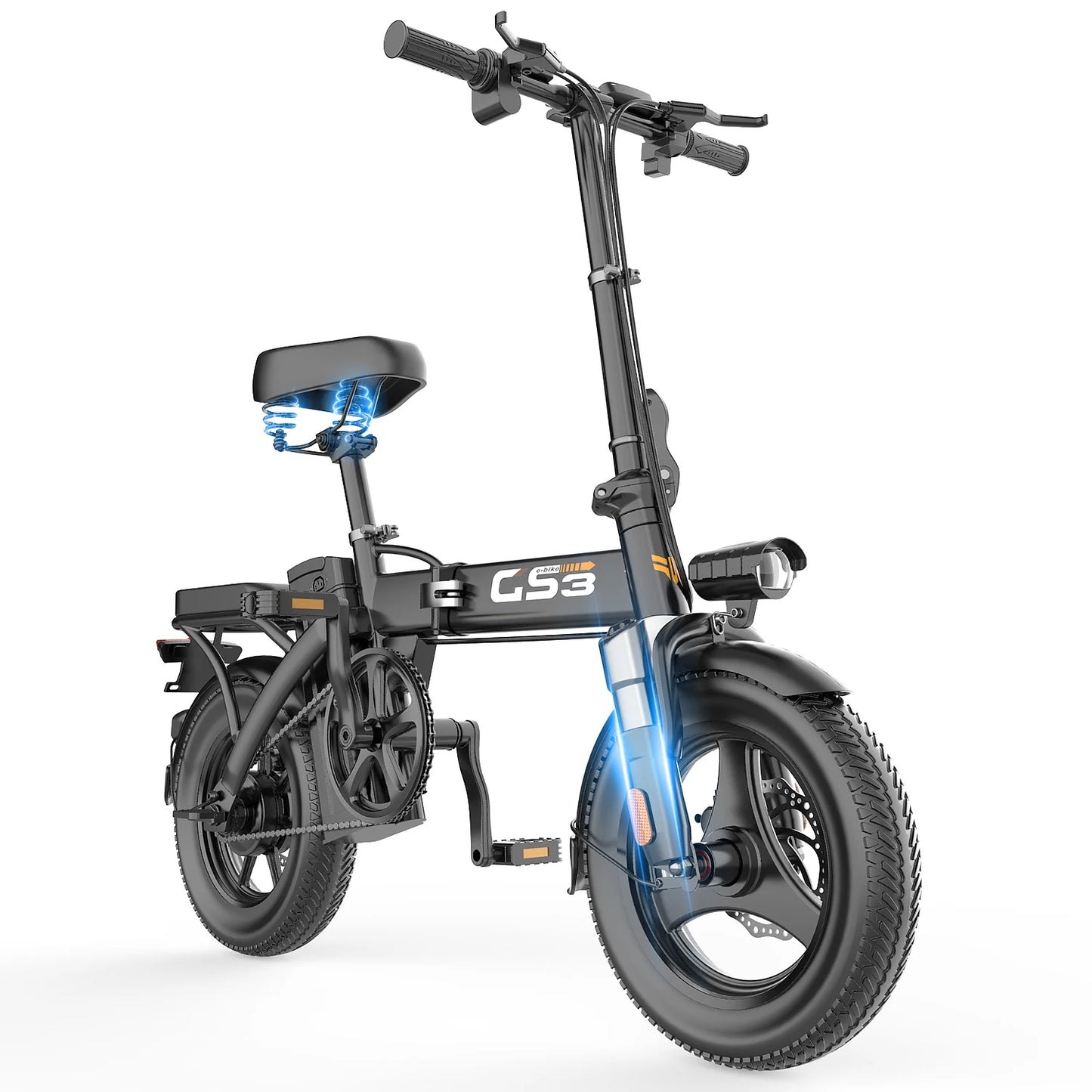 UPlee GS3 Electric Bike 48V 15AH 500W Motor Electric Bicycle 20KM/H Max Speed Motorcycle Style E-bike