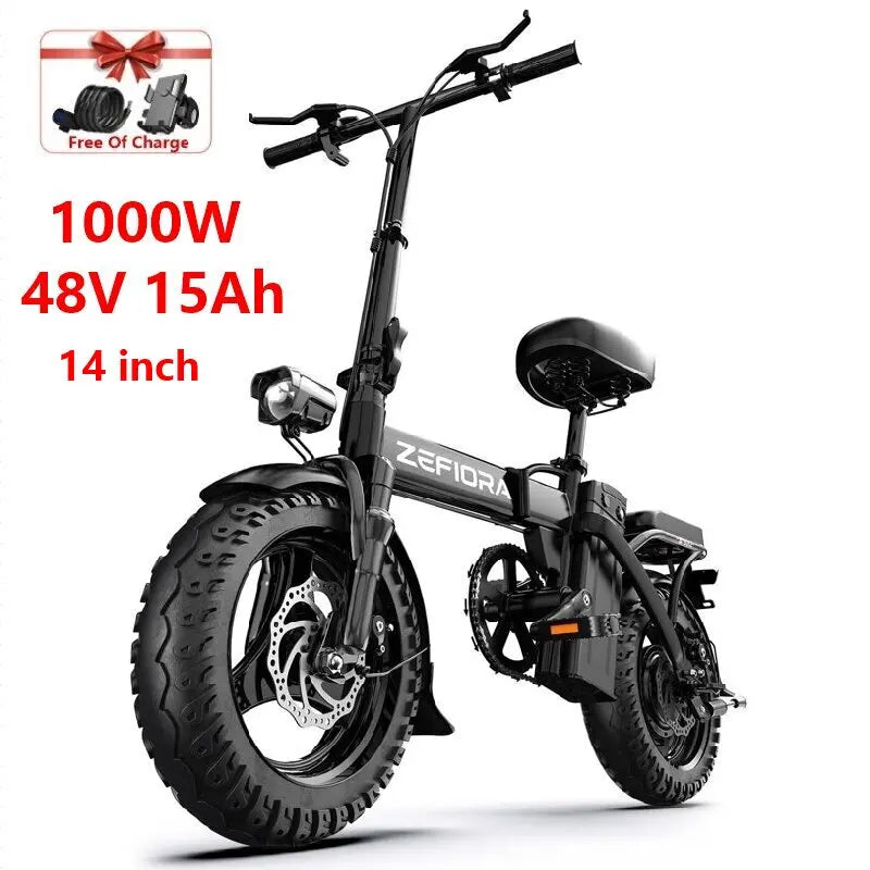 New 14 20 Inch Motorized Bicycle,1000w 2000w 48v 10ah 15ah 17.5ah 20ah Battery Capable Of Climbing 45° Slope,for Electric Bike