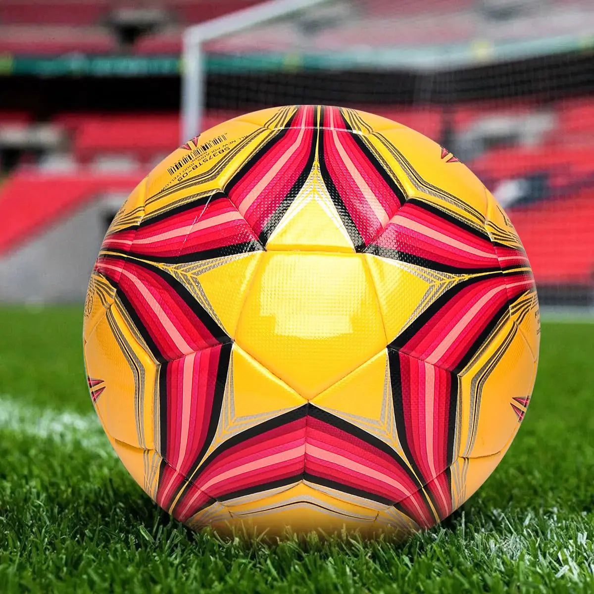 Soft PU Leather Soccer Ball Size 5 Indoor Outdoor Team Sports Training Practicing Game Match Soccer Ball Gift for Adult Youth