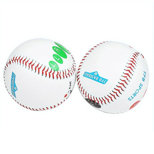 9 Inch Pitch Training Baseball with Finger Placement Markers Competition Training Baseball PVC for Adults Baseball Fans