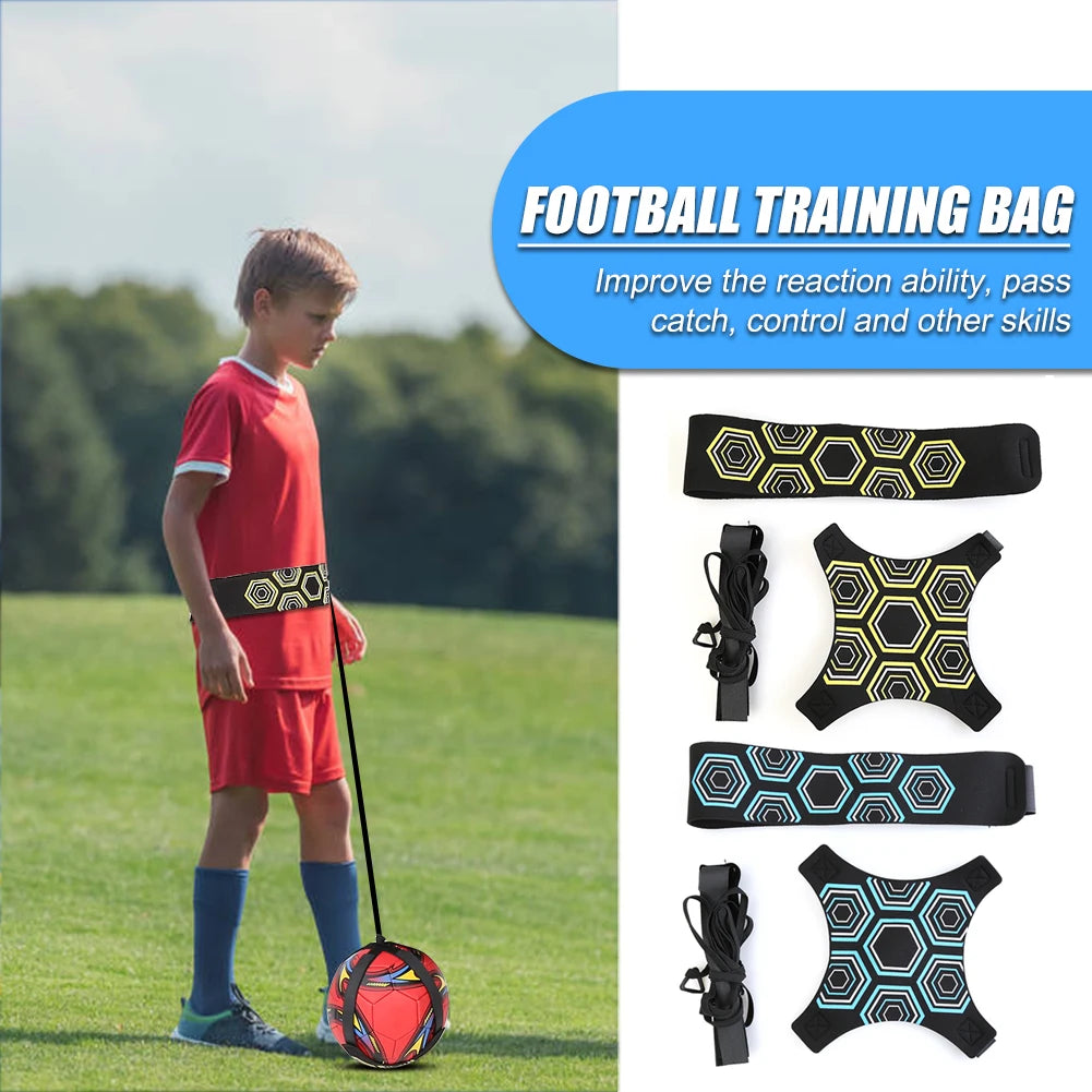 Football Training Equipment Football Training Belt Adjustable Waist Belt Soccer Ball Control Training Elastic Belt Supplies