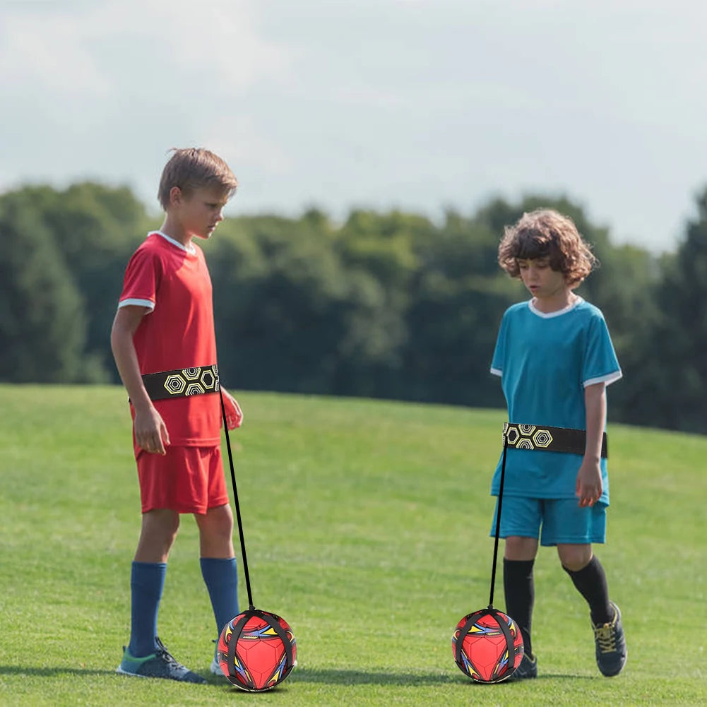 Football Training Equipment Football Training Belt Adjustable Waist Belt Soccer Ball Control Training Elastic Belt Supplies