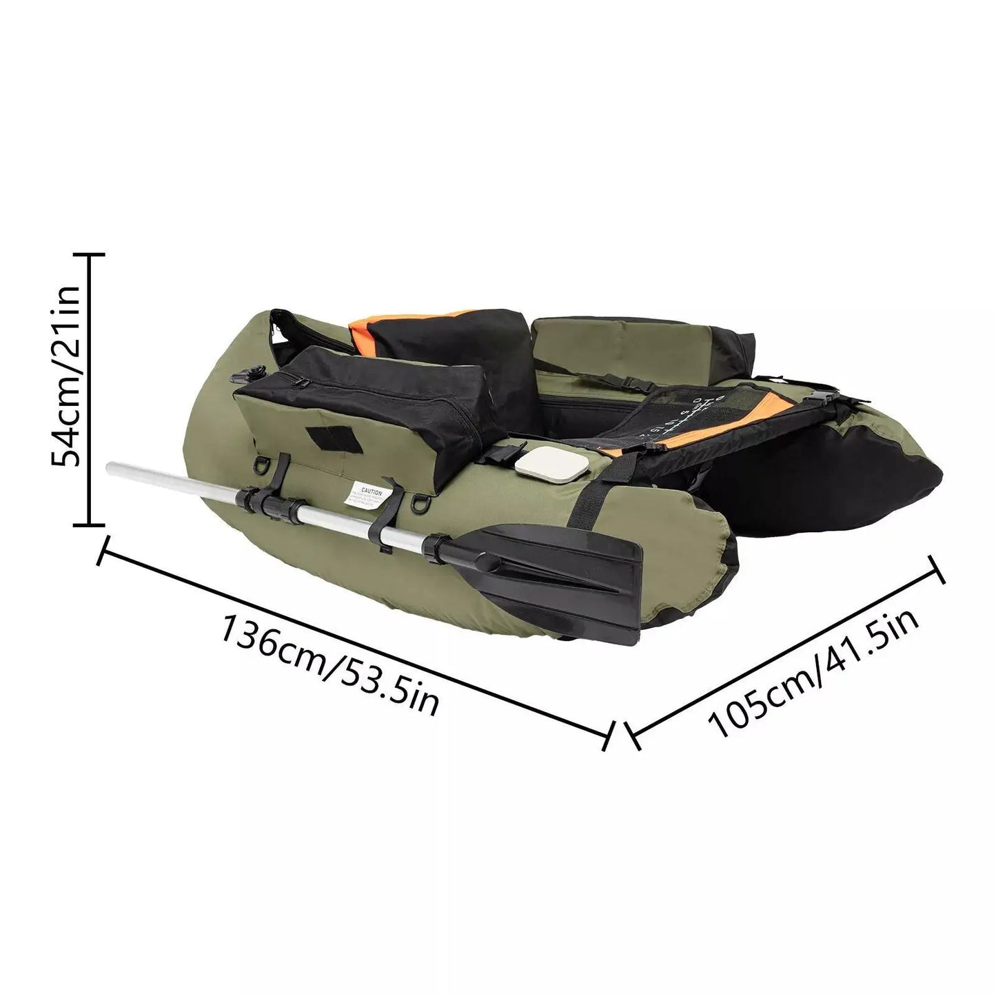 Adjustable Kayak Backrest (90°-180°) | 286 lb Capacity | Heavy-Duty for Kayak Fishing on Lakes & Rivers | Portable & Sturdy