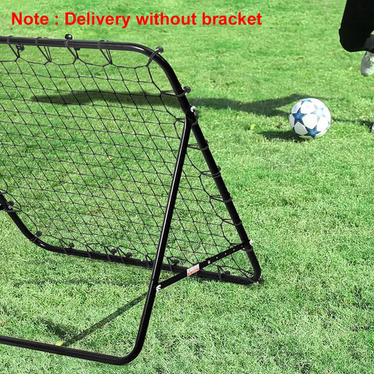 Soccer Bounce Back Net with 20 Elastic Ropes Kickback Football Practice Net Rebound Net Training Aid for Kids Teens