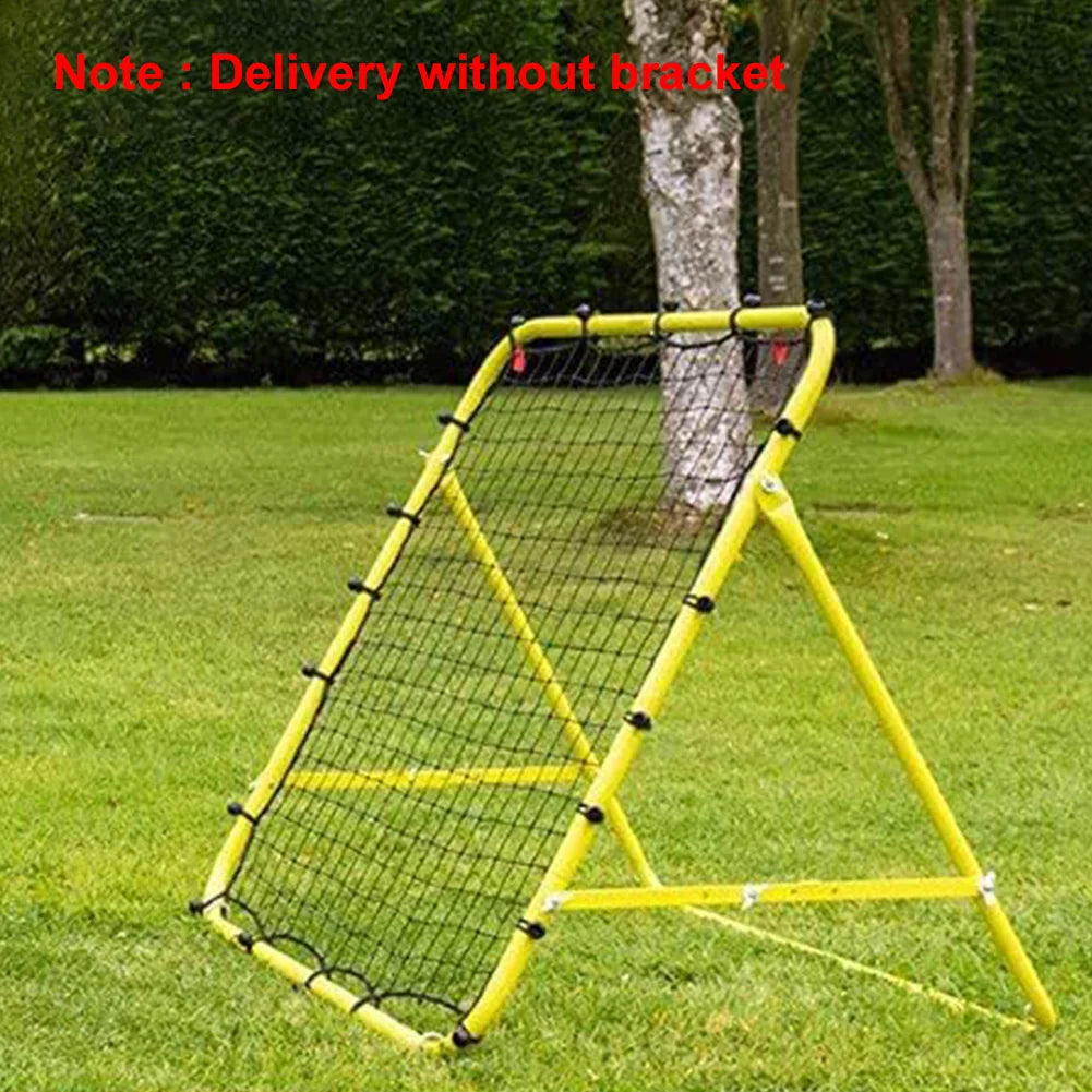 Soccer Bounce Back Net with 20 Elastic Ropes Kickback Football Practice Net Rebound Net Training Aid for Kids Teens