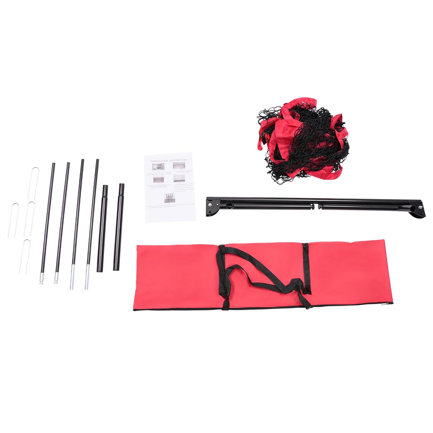 Baseball Practice Net 9-Grid Training Net for Throwing Pitching Batting Portable with Carry Bag