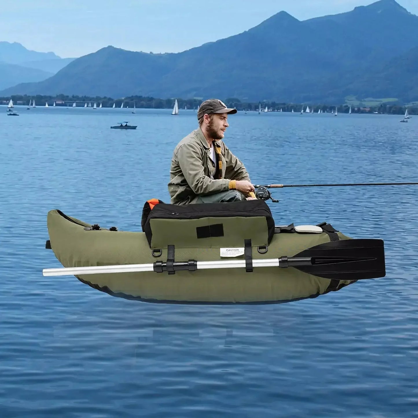 Adjustable Kayak Backrest (90°-180°) | 286 lb Capacity | Heavy-Duty for Kayak Fishing on Lakes & Rivers | Portable & Sturdy