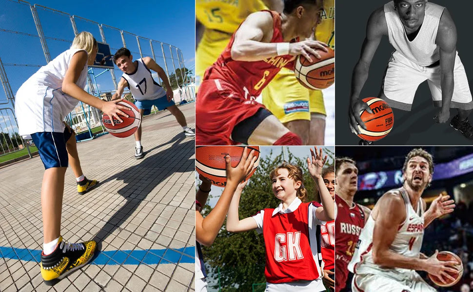 Original Molten GM6X GM7X Basketball Official Size 6 Size 7 Competition Basketball Standard Ball Men's and Women's Training Ball