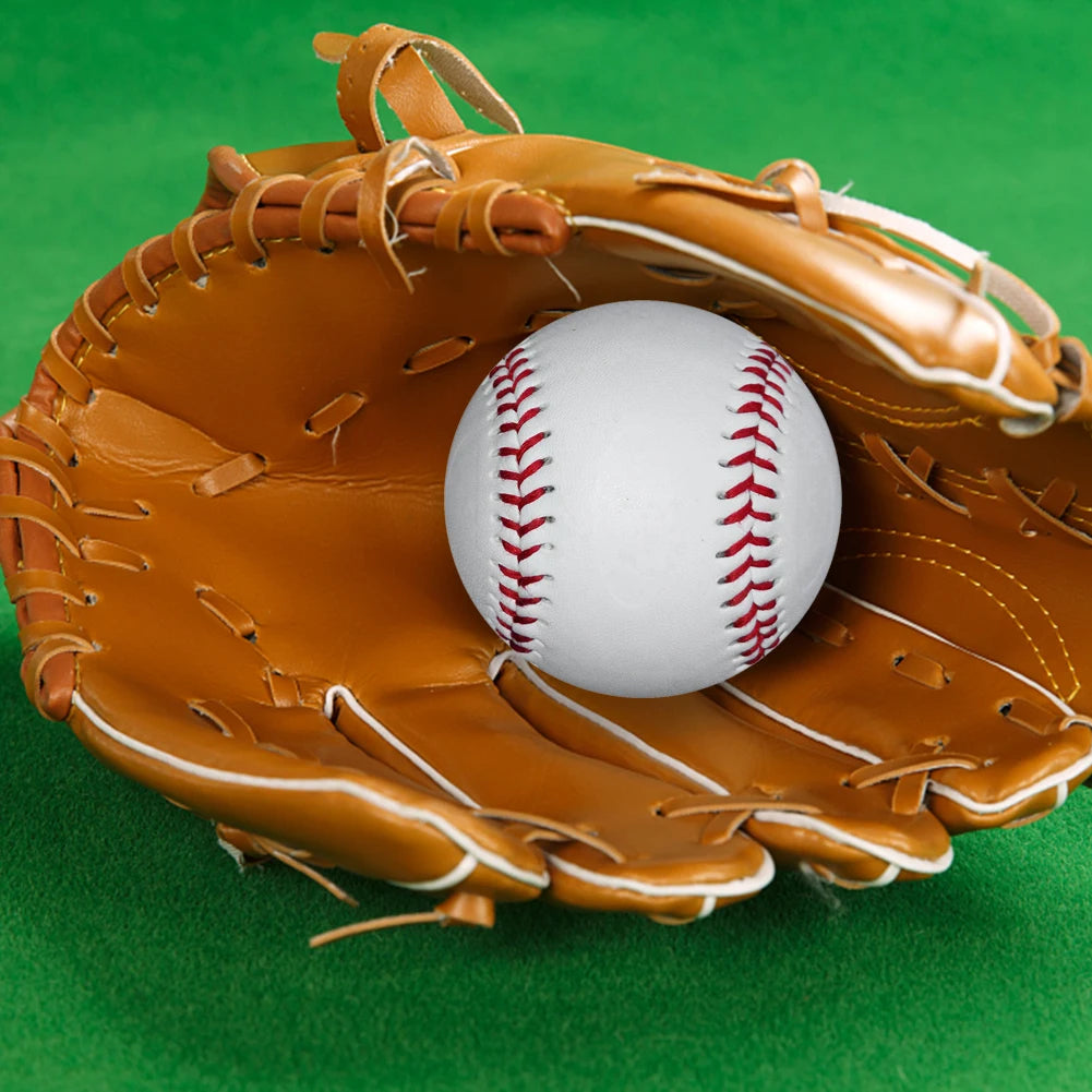 9inch BaseBall Ball Elastic 7.2cm Exercise Base Balls Soft Rubber Core Relieve Stress Equipment for Outdoor Supplies