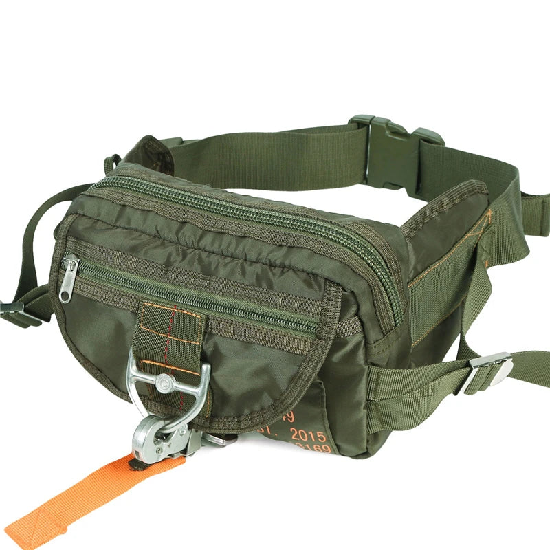 Men Waist Bag Tactical Military Fanny Pack Outdoor Belt Bag Motorcycle  Rider Camping Bags Hunting Hiking Climbing Crossbody Bag