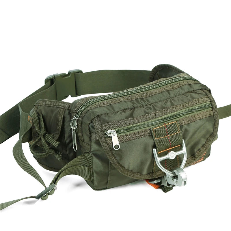 Men Waist Bag Tactical Military Fanny Pack Outdoor Belt Bag Motorcycle  Rider Camping Bags Hunting Hiking Climbing Crossbody Bag